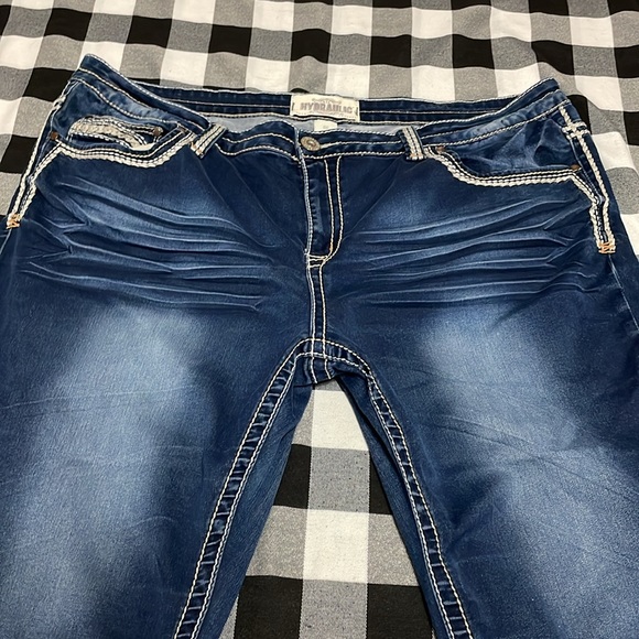 Hydraulic Jeans Hydraulic Bailey Capri Jeans Plus Size 26 X 2 Dark